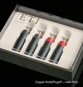 Eichmann Technologies International Tellurium Copper BulletPlug- Black Polymer Housing- Pack of 4 photo 1