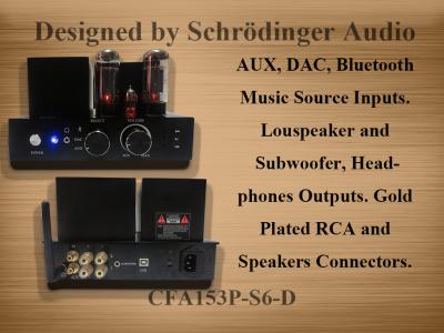 Schrödinger Audio (Confield Technology Limited) Desktop Vacuum Tube Amplifier with Bluetooth, DAC and Subwoofer photo 2